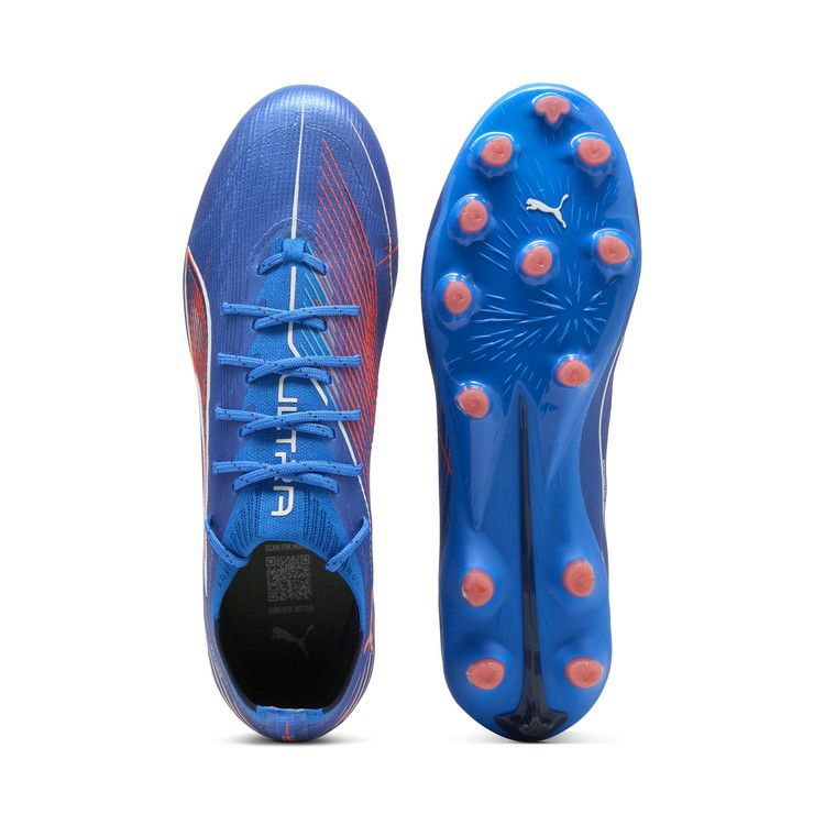 PUMA プーマ ウルトラ 6 アルティメット HG/AG [UNTAMED PACK] サッカースパイク 土・人工芝・天然芝用 25AW ブルー×ホワイト×ブラック 108559-01
