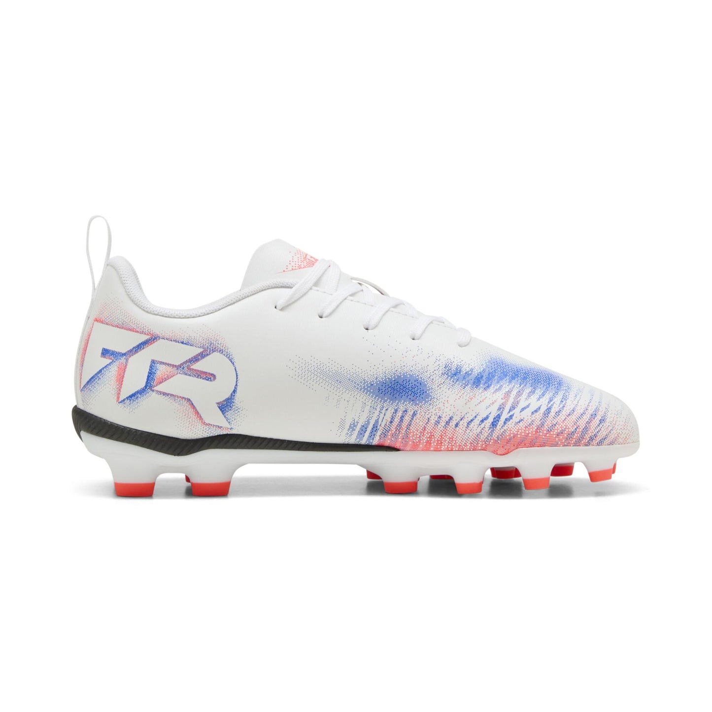 PUMA プーマ フューチャー 8 プレイ HG/AG+MID Jr [UNTAMED PACK] ジュニア サッカースパイク 土・人工芝用 25AW ホワイト×ブラック×レッド 108624-01