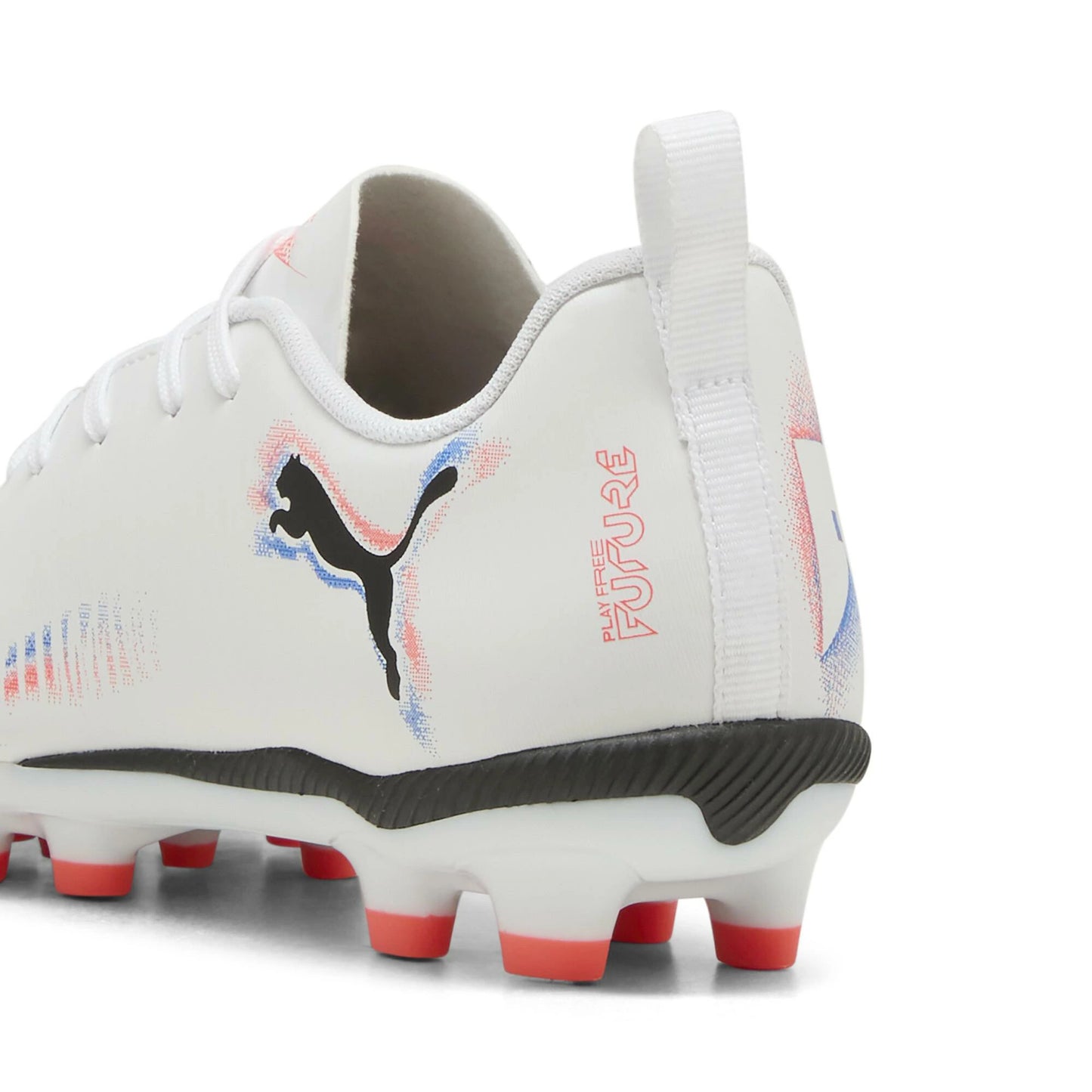 PUMA プーマ フューチャー 8 プレイ HG/AG+MID Jr [UNTAMED PACK] ジュニア サッカースパイク 土・人工芝用 25AW ホワイト×ブラック×レッド 108624-01