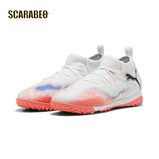 PUMA プーマ フューチャー 8 マッチ TT+MID Jr [UNTAMED PACK] ジュニア トレーニングシューズ ターフ用 サッカーシューズ ホワイト 108616-01