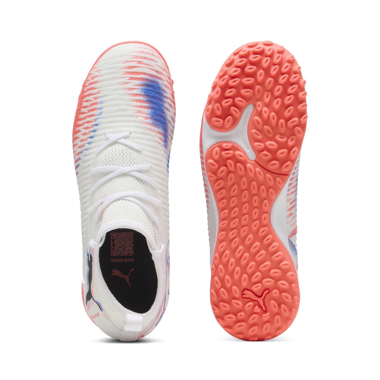 PUMA プーマ フューチャー 8 マッチ TT+MID Jr [UNTAMED PACK] ジュニア トレーニングシューズ ターフ用 サッカーシューズ ホワイト 108616-01