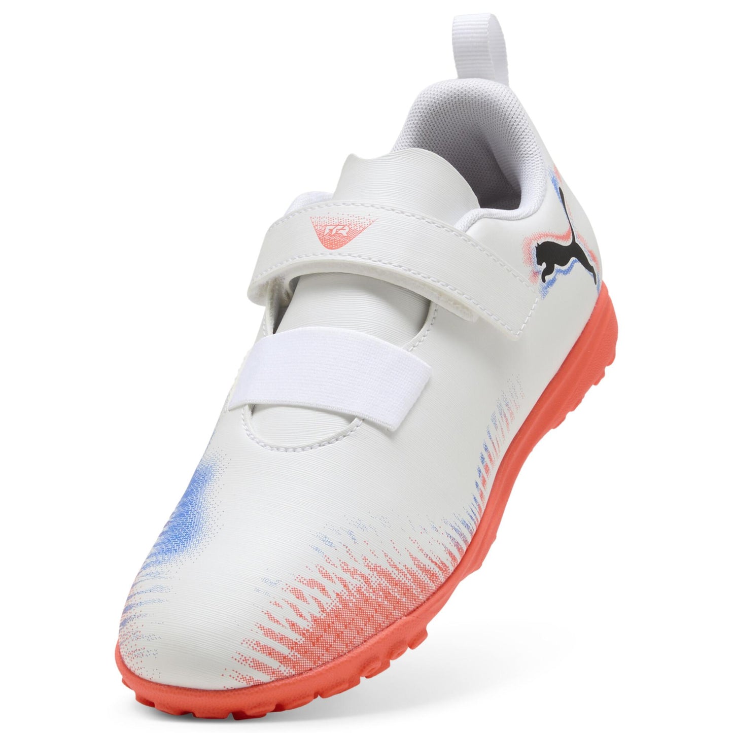 PUMA プーマ フューチャー 8 プレイ TT V Jr [UNTAMED PACK] ジュニア サッカー トレーニングシューズ ターフ 土・人工芝用 ベルクロ 25AW ホワイト×ブラック×レッド 108628-01