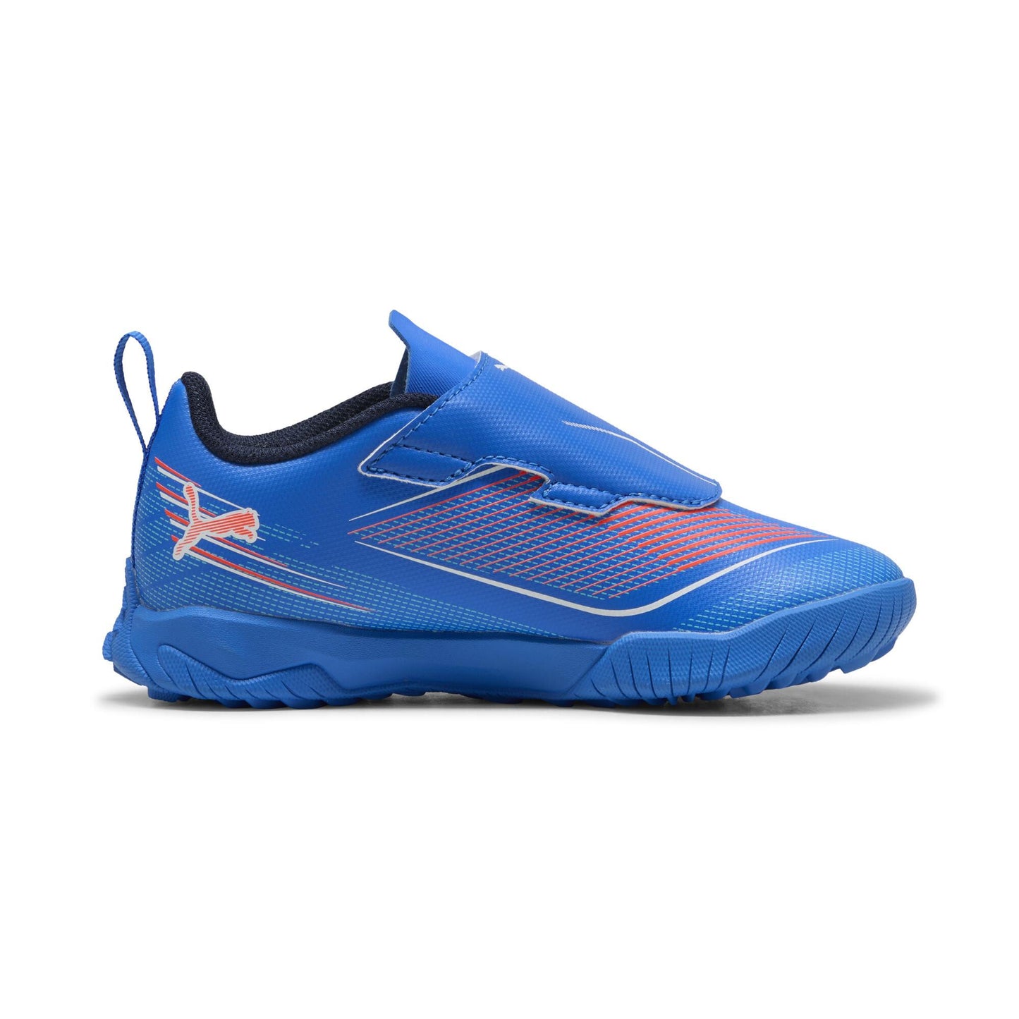 PUMA プーマ ウルトラ 6 プレイ TT V Jr [UNTAMED PACK] ジュニア サッカー トレーニングシューズ ターフ 土・人工芝用 ベルクロ 25AW ウルトラブルー×ホワイト×レッド 108547-01