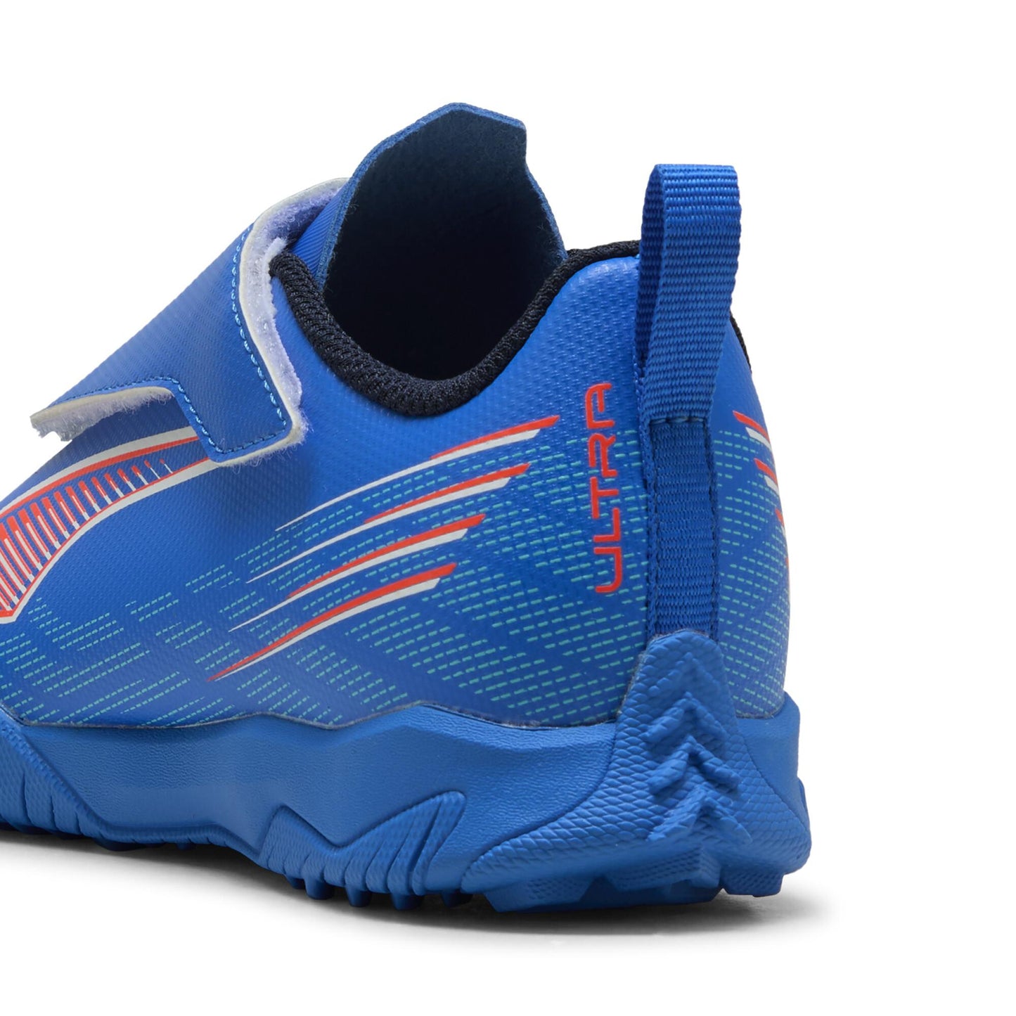 PUMA プーマ ウルトラ 6 プレイ TT V Jr [UNTAMED PACK] ジュニア サッカー トレーニングシューズ ターフ 土・人工芝用 ベルクロ 25AW ウルトラブルー×ホワイト×レッド 108547-01