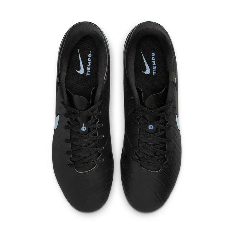 NIKE ナイキ ティエンポ レジェンド 10 アカデミー HG サッカースパイク 土グラウンド用 ブラック 黒 BLACK PACK 2025年秋冬モデル dv4339-003