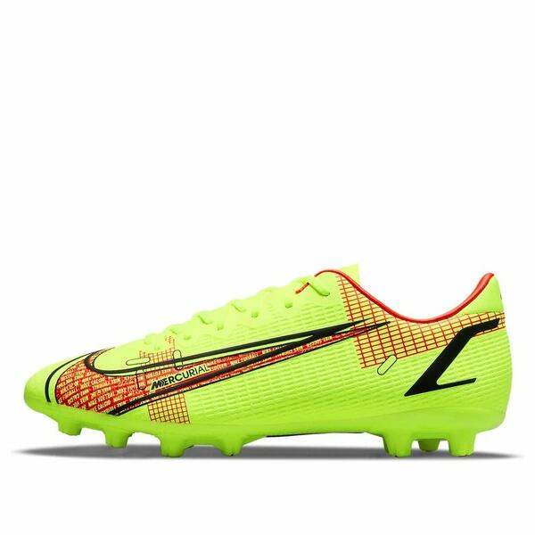 【在庫処分セール】ナイキ サッカースパイク マーキュリアル ヴェイパー 14 プロ HG ボルト×ブライトクリムゾン 大人 メンズ 土グラウンド対応 NIKE MERCURIAL VAPOR 14 PRO HG モチベーションパック cv0994-760