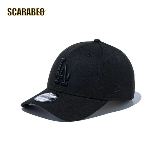 【ニューエラ 9FORTY】ロサンゼルス・ドジャース キャップ ブラック×ブラック MLB 帽子 メンズ レディース スナップバック 14525028