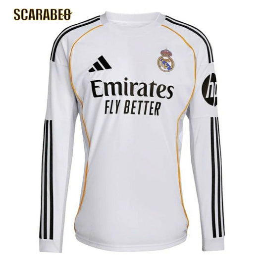 アディダス レアルマドリード 25/26 ホーム ユニフォーム 長袖 メンズ 正規品 adidas Real Madrid JN8884 ラ・リーガ サッカー kpd77