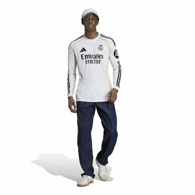 アディダス レアルマドリード 25/26 ホーム ユニフォーム 長袖 メンズ 正規品 adidas Real Madrid JN8884 ラ・リーガ サッカー kpd77