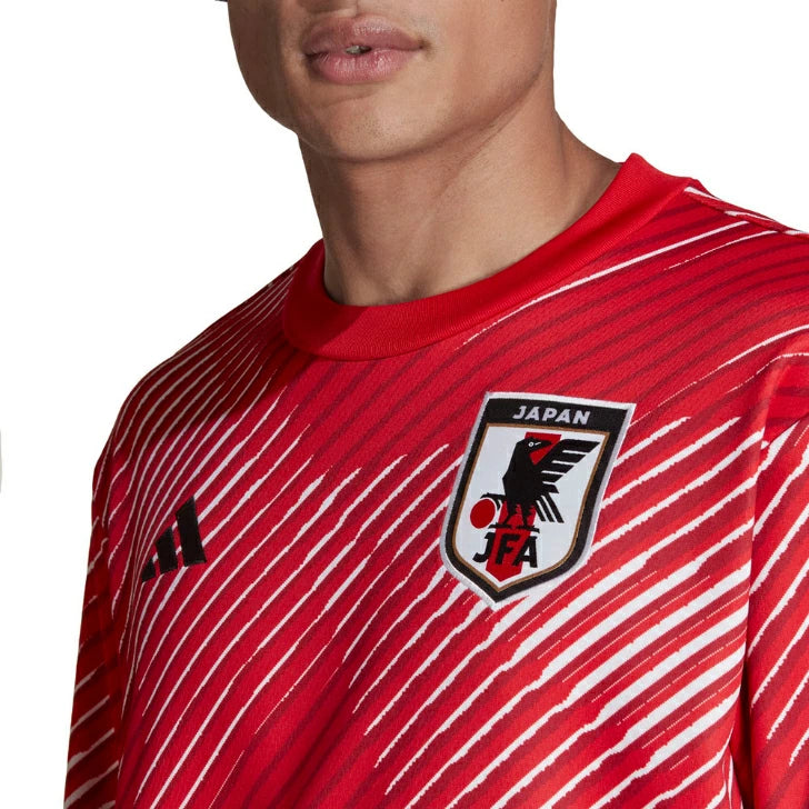 アディダス サッカー日本代表 2022 プレマッチウォームトップ メンズ トレーニングウェア 長袖 AEROREADY 吸汗速乾 CB212 cb212