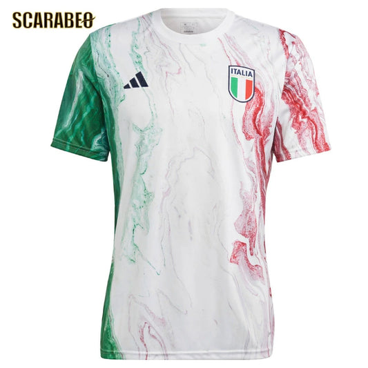 プーマ イタリア代表 2024 プレマッチシャツ 半袖 メンズ サッカー 練習着 トレーニングウェア mil32