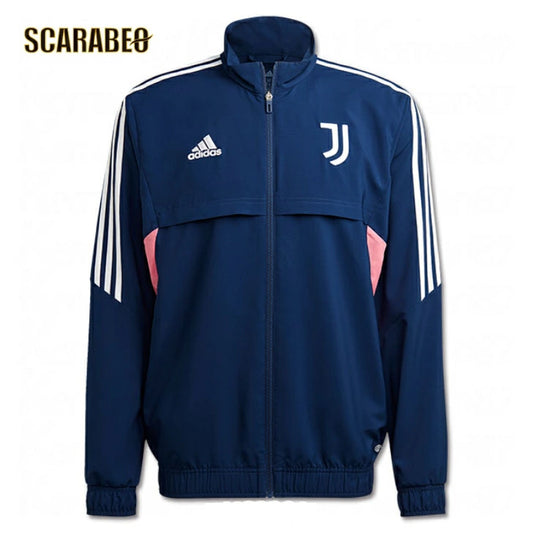 【在庫処分セール】ユベントス ジャケット メンズ EU プレゼンテーションジャケット adidas 大人用 スリムフィット サッカー 移動着 正規品 セリエA リサイクル素材使用 mmu00