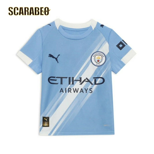 プーマ ジュニア マンチェスター・シティ 25/26 ホーム レプリカユニフォーム サッシュデザイン キッズ 子供用 PUMA Manchester City サッカーシャツ 780341