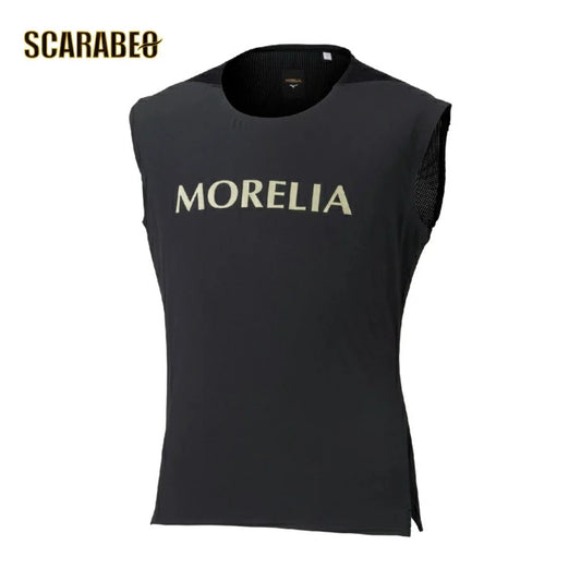 ミズノ MORELIA UL ノースリーブシャツ ブラック モレリア UL JAPAN 40周年記念モデル サッカー フットサル トレーニング ウェア 吸汗速乾 軽量 メンズ p2mac54109