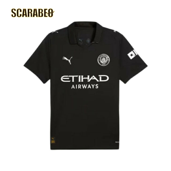 PUMA プーマ 25/26 マンチェスター・シティ MCFC アウェイ レプリカユニフォーム 半袖 780350-02 ブラック プレミアリーグ 公式 780350