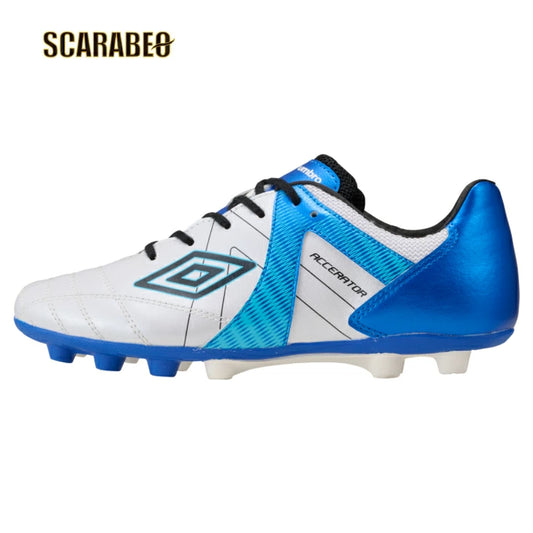 UMBRO アンブロ アクセレイター RB JR WIDE HG ジュニア ワイドモデル サッカースパイク UF5SFCB1J ホワイト×ブルー×ブラック uf5sfcb1j