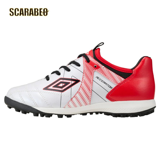 UMBRO アンブロ アクセレイター TR JR WIDE ジュニア ワイド トレーニングシューズ UF5SFCT3J ホワイト×レッド×ブラック 土・人工芝対応 uf5sfct3j