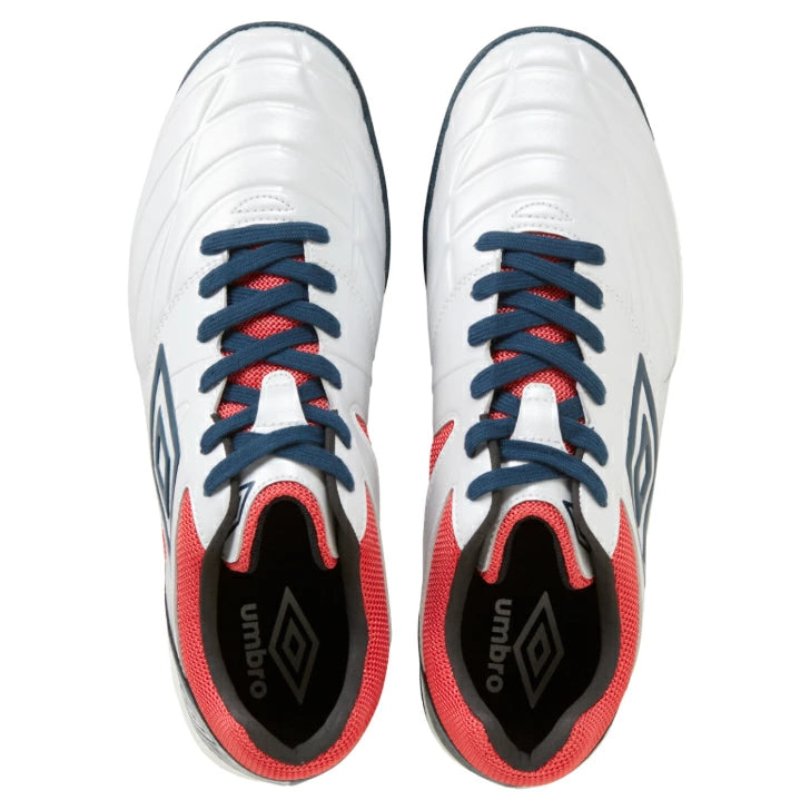 UMBRO アンブロ アクセレイター TR WIDE ターフコート対応 ワイド サッカーシューズ UF5SFCT3M ホワイト×レッド×ネイビー 人工芝・土用 メンズ uf5sfct3m