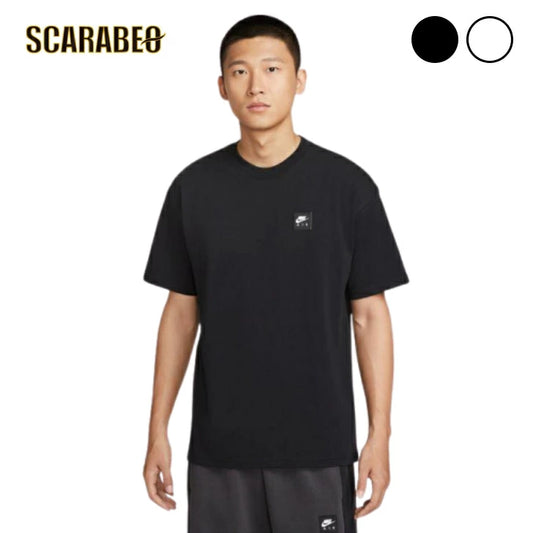 ナイキ Tシャツ 半袖 メンズ マックス90 ゆったりフィット コットン100 ドロップショルダー NIKE MAX90 オフホワイト ブラック hq9249