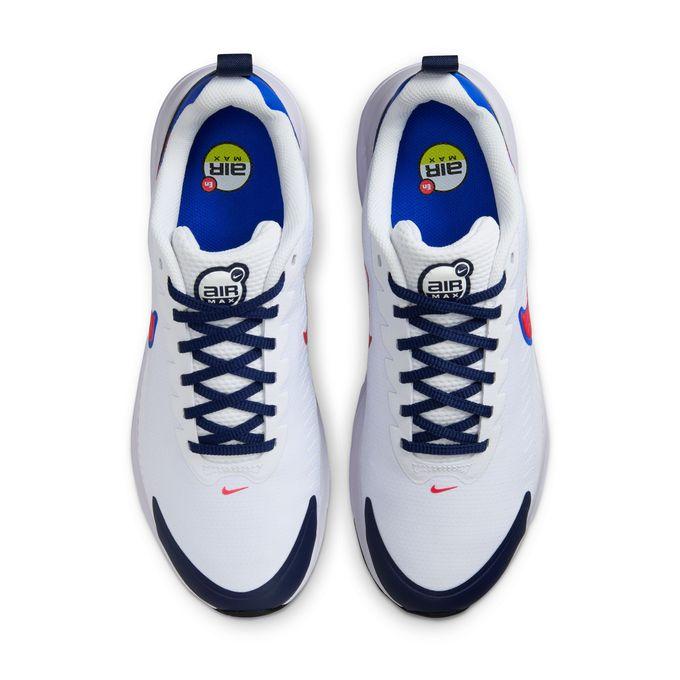 ナイキ NIKE エアマックス NUAXIS メンズ スニーカー 25SU IH1987-100 ホワイト/ユニバーシティレッド/オブシディアン/ゲームロイヤル ブラック Max Air クッション 軽量 通気性 ih1987-100