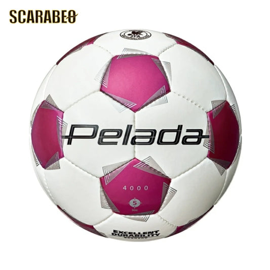 モルテン molten サッカーボール 5号球 ペレーダ4000 白×マゼンタ F5K4000-WM JFA検定球 手縫い 試合球 練習球 f5k4000-wm