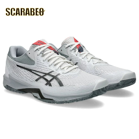 ASICS アシックス バレーボールシューズ メンズ V-SWIFT FF 4 ホワイト ガンメタル 1053A066-102 インドアシューズ 室内用 男性用 軽量 クッション 安定性 1053a066-102