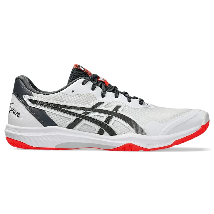 ASICS アシックス バレーボールシューズ メンズ ROTE JAPAN LYTE FF 3 ローテジャパン ライト FF 3 ホワイト レッド 1053A054-104 軽量 反発 クッション 安定性 部活 プレーヤー 1053a054-104