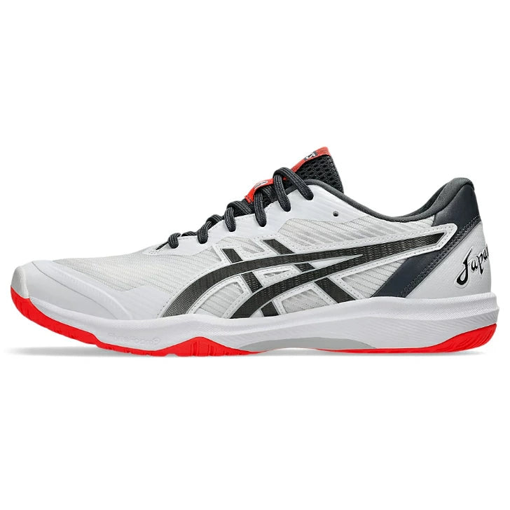 ASICS アシックス バレーボールシューズ メンズ ROTE JAPAN LYTE FF 3 ローテジャパン ライト FF 3 ホワイト レッド 1053A054-104 軽量 反発 クッション 安定性 部活 プレーヤー 1053a054-104