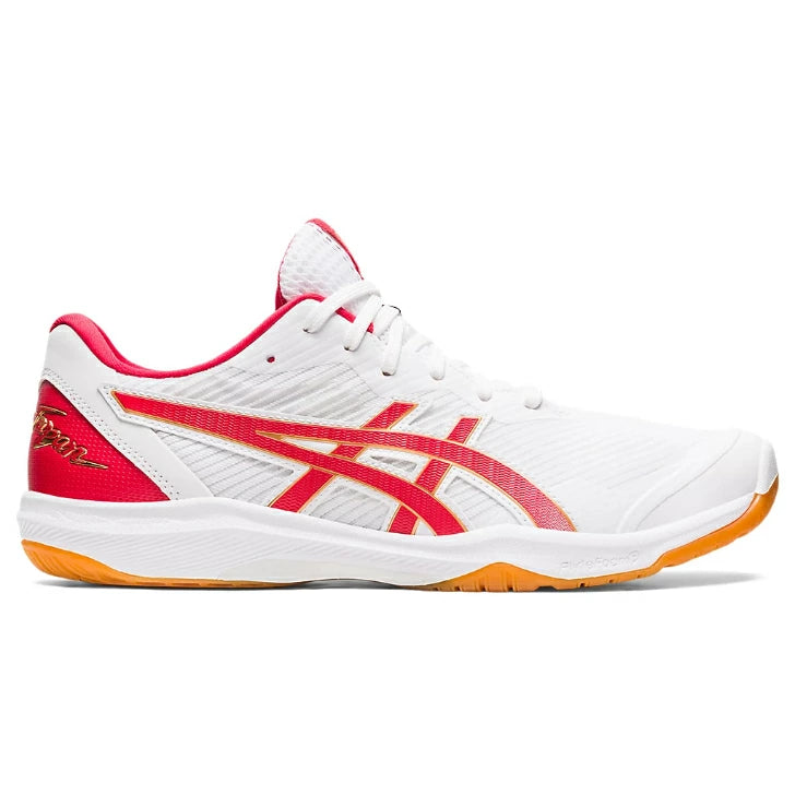 ASICS アシックス バレーボールシューズ メンズ ROTE JAPAN LYTE FF 3 ローテジャパン ライト FF 3 ホワイト レッド 1053A054-102 部活生 人気 軽量 反発 クッション 安定性 1053a054-102