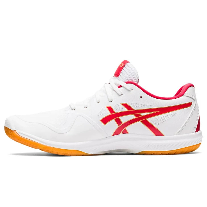 ASICS アシックス バレーボールシューズ メンズ ROTE JAPAN LYTE FF 3 ローテジャパン ライト FF 3 ホワイト レッド 1053A054-102 部活生 人気 軽量 反発 クッション 安定性 1053a054-102