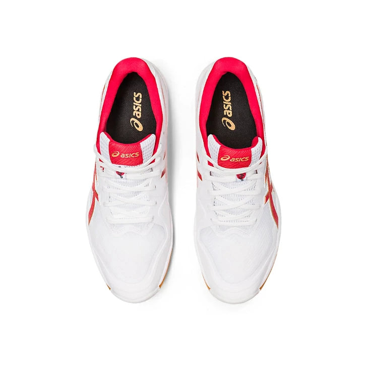 ASICS アシックス バレーボールシューズ メンズ ROTE JAPAN LYTE FF 3 ローテジャパン ライト FF 3 ホワイト レッド 1053A054-102 部活生 人気 軽量 反発 クッション 安定性 1053a054-102