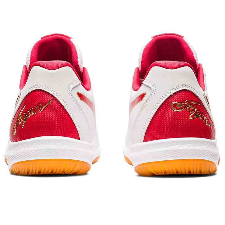 ASICS アシックス バレーボールシューズ メンズ ROTE JAPAN LYTE FF 3 ローテジャパン ライト FF 3 ホワイト レッド 1053A054-102 部活生 人気 軽量 反発 クッション 安定性 1053a054-102