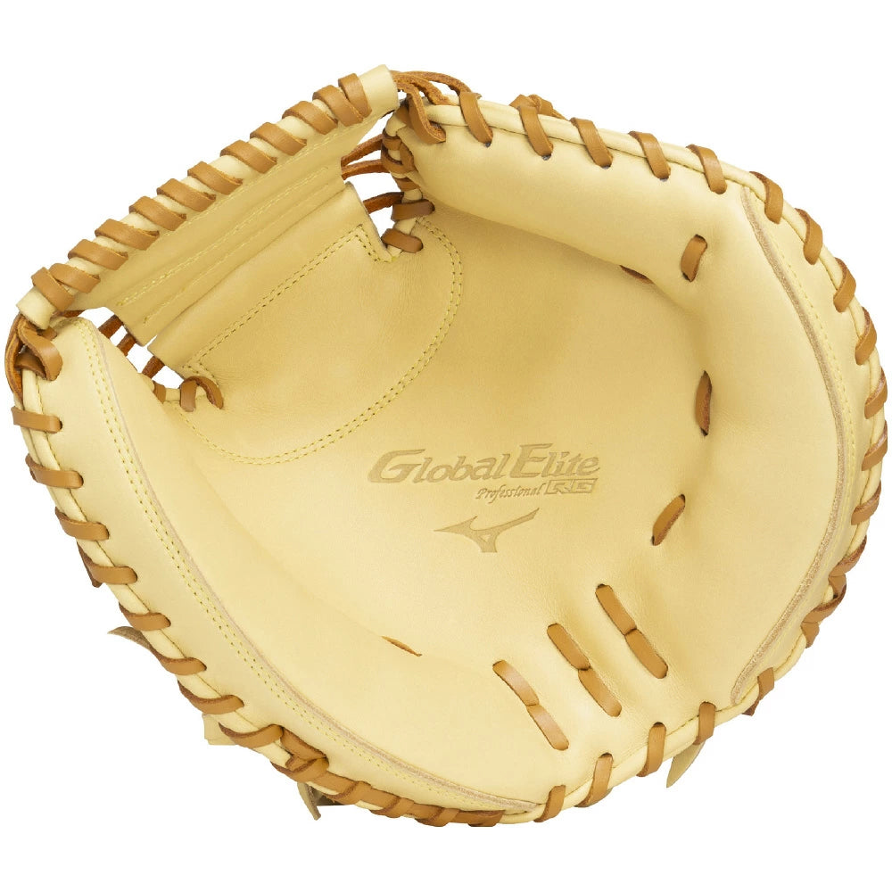ミズノ ジュニア 軟式グローブ グローバルエリート RG ブランドアンバサダーセレクション 大城卓三モデル 紐革 コンビカラー 8049 ブロンド×コルク 2025秋冬 1ajcy33100