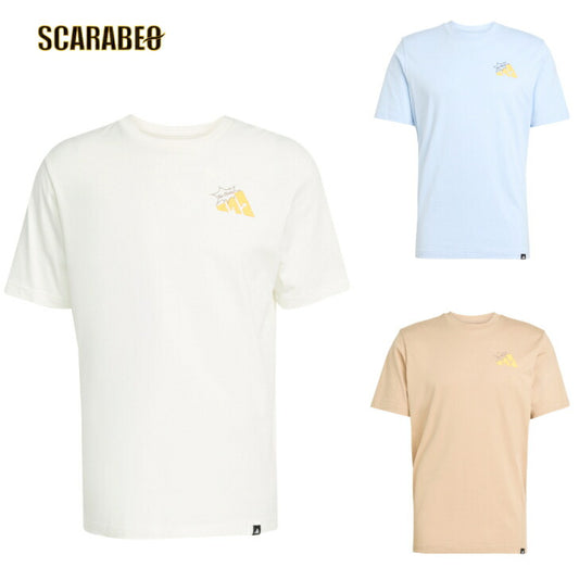 アディダス Tシャツ メンズ 半袖 フード グリルチーズ グラフィック JXY47 JM6460 JM6459 KD4833 ペールブルー オフホワイト ブラック adidas カジュアル スポーツウェア jxy47