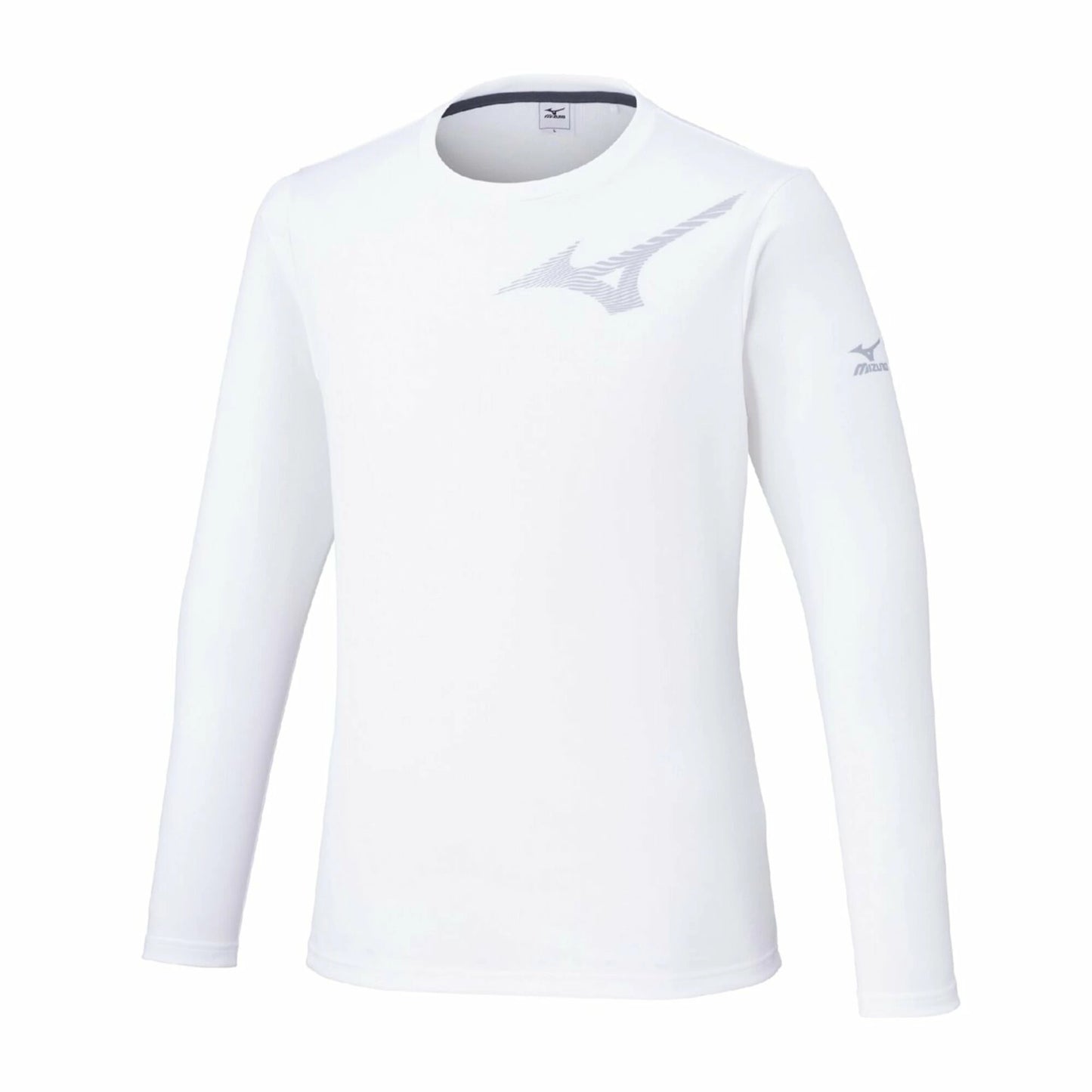ミズノ ロングTシャツ メンズ k2jac542 ホワイト ネイビー ブラック MIZUNO 長袖 スポーツウェア カジュアル トレーニング k2jac542