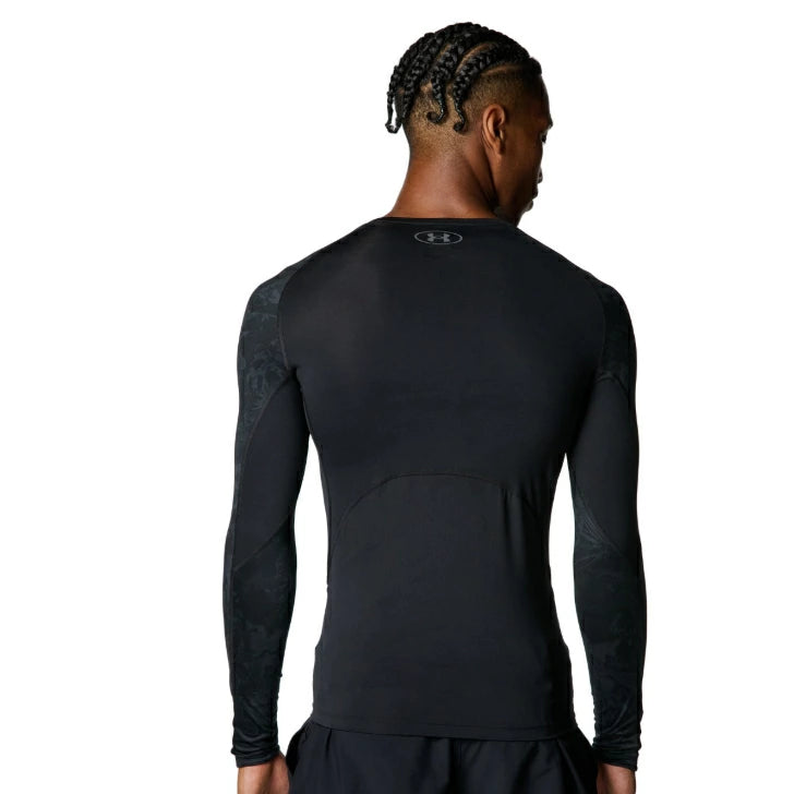 アンダーアーマー UA ヒートギア コンプレッション 長袖 ロングスリーブ シャツ メンズ トレーニング ブラック ホワイト ミッドナイトネイビー 6007728 Under Armour 吸汗速乾 ストレッチ フィット