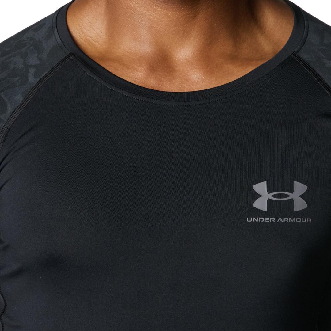 アンダーアーマー UA ヒートギア コンプレッション 長袖 ロングスリーブ シャツ メンズ トレーニング ブラック ホワイト ミッドナイトネイビー 6007728 Under Armour 吸汗速乾 ストレッチ フィット