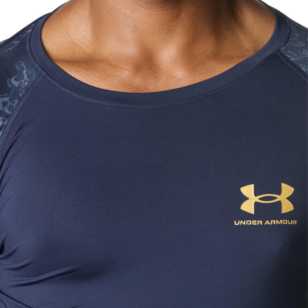 アンダーアーマー UA ヒートギア コンプレッション 長袖 ロングスリーブ シャツ メンズ トレーニング ブラック ホワイト ミッドナイトネイビー 6007728 Under Armour 吸汗速乾 ストレッチ フィット