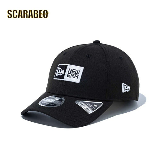 ニューエラ キャップ 9FORTY ストレッチスナップ ボックスロゴ ブラック×ホワイト NEW ERA 帽子 メンズ レディース 14527238