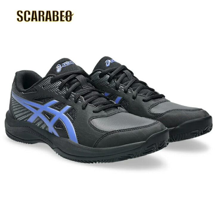 アシックス テニスシューズ COURT SLIDE 4 CLAY OC Black/Dark Cobalt 軽量 快適 安定性 クレー 砂入り人工芝 エントリーモデル ユニセックス 1041a491-001