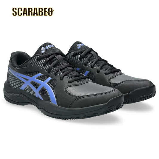 アシックス テニスシューズ COURT SLIDE 4 CLAY OC Black/Dark Cobalt 軽量 快適 安定性 クレー 砂入り人工芝 エントリーモデル ユニセックス 1041a491-001