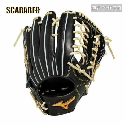 ミズノ 硬式 グローブ 外野手用 ミズノプロ Classic 限定カラー ブラック×ブロンド サイズ18N 硬式用 グラブ 日本製 1AJGH ミズノプロクラシック 1ajgh33107