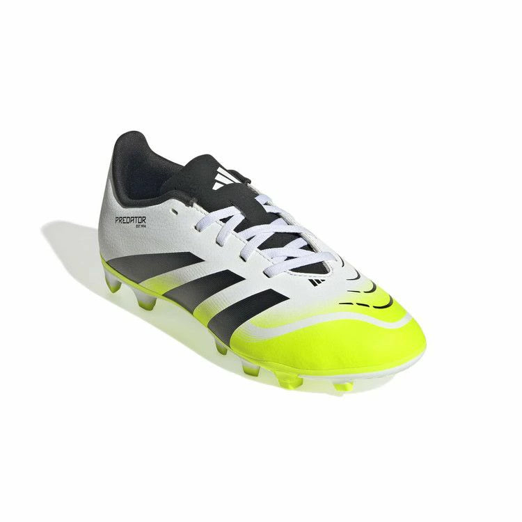 adidas アディダス ジュニア サッカースパイク プレデター CLUB FXG J 土 人工芝 天然芝 対応 RADIANT BLAZE PACK JH8868 ホワイト×ブラック×ルシッドレモン jh8868