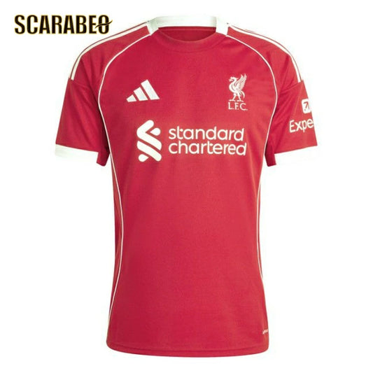 adidas アディダス リバプールFC ユニフォーム 25/26 ホーム レプリカ LFC サッカー イングランド プレミアリーグ JV6423 ストロベリーレッド jyf22-jv6423