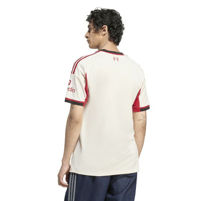 adidas アディダス リバプールFC ユニフォーム 25/26 アウェイ レプリカ LFC サッカー イングランド プレミアリーグ JV6487 ワンダーホワイト jyf80-jv6487