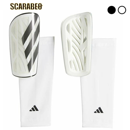 adidas アディダス シンガード サッカー レガース TIRO リーグ LGE コンプレッションスリーブ付き ホワイト×ブラック KNR91 knr91