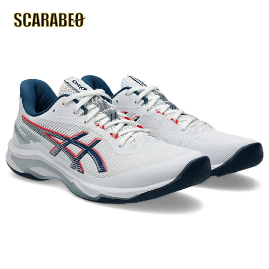 ASICS アシックス NETBURNER BALLISTIC FF 4 ネットバーナー バリスティック FF4 メンズ バレーボールシューズ インドアシューズ ホワイト×マコブルー 1053a070-101