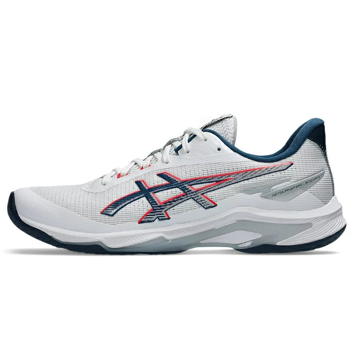 ASICS アシックス NETBURNER BALLISTIC FF 4 ネットバーナー バリスティック FF4 メンズ バレーボールシューズ インドアシューズ ホワイト×マコブルー 1053a070-101