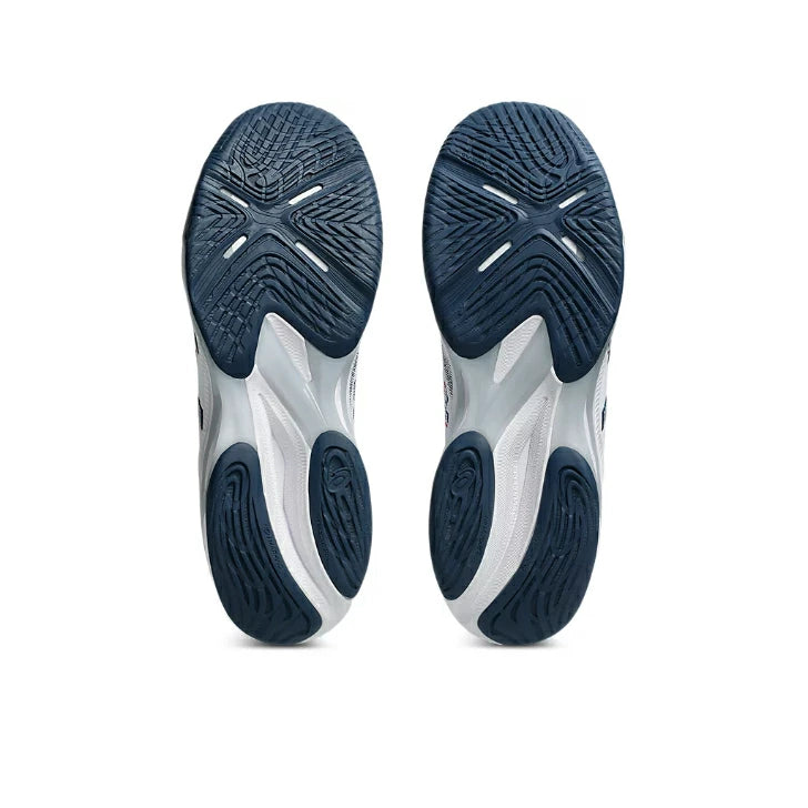 ASICS アシックス NETBURNER BALLISTIC FF 4 ネットバーナー バリスティック FF4 メンズ バレーボールシューズ インドアシューズ ホワイト×マコブルー 1053a070-101