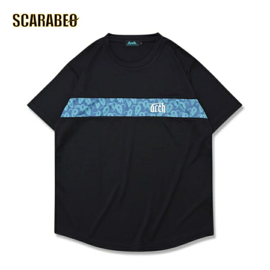 Arch(アーチ) バスケ Tシャツ 半袖 ドライ 吸汗速乾 ブラック メンズ レディース バスケットボール t125-123